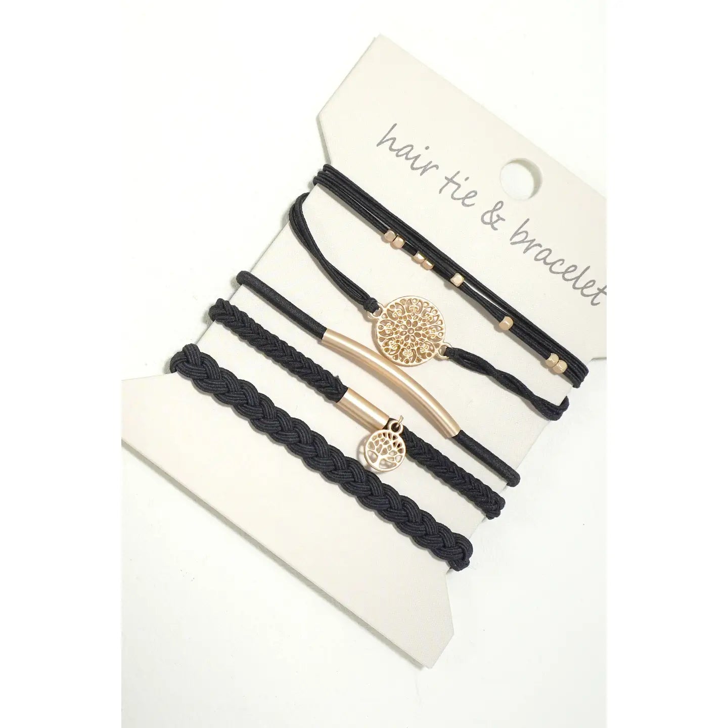 Boho Dual Function Knot Bracelet Hair Ties