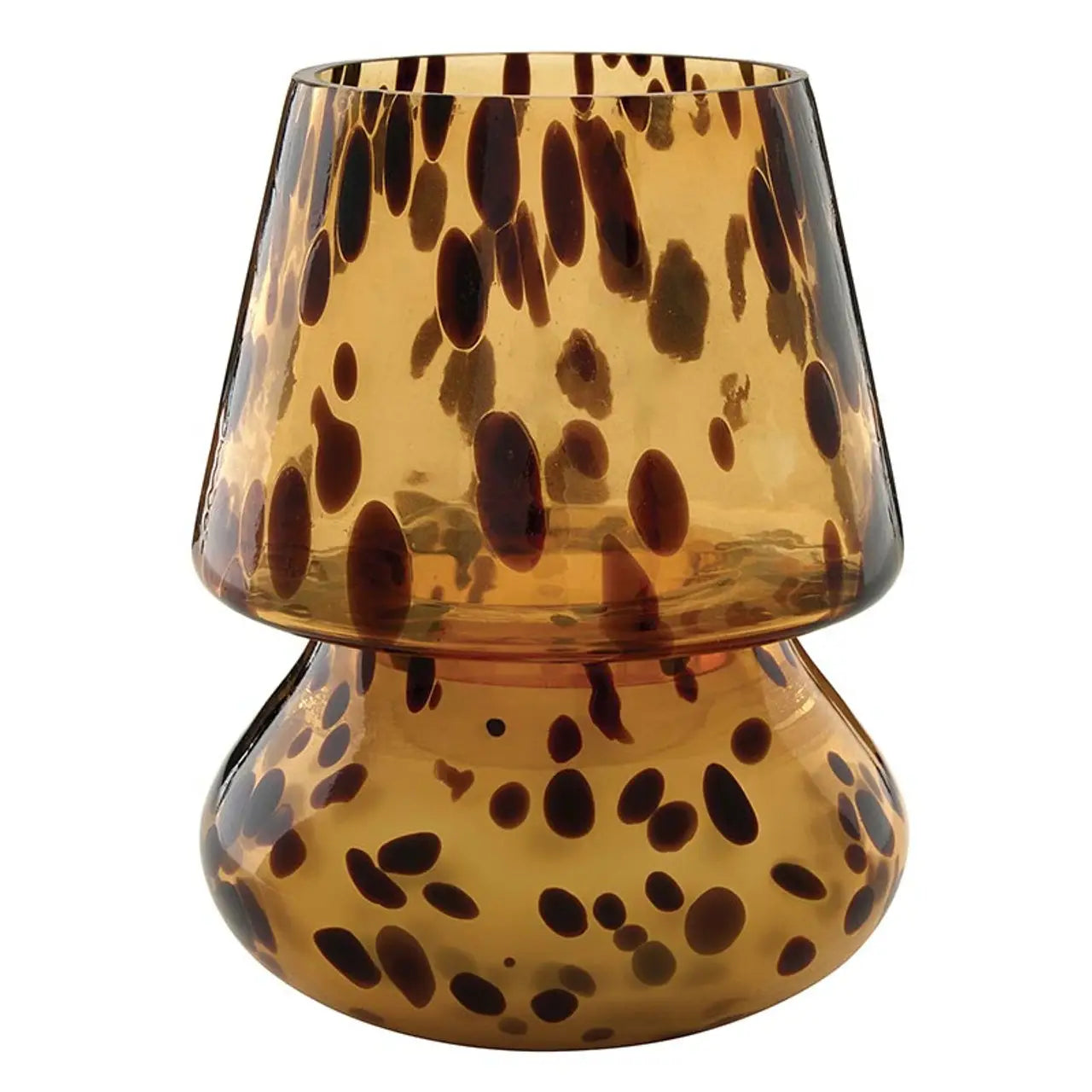 Tortoiseshell Candle with Lid