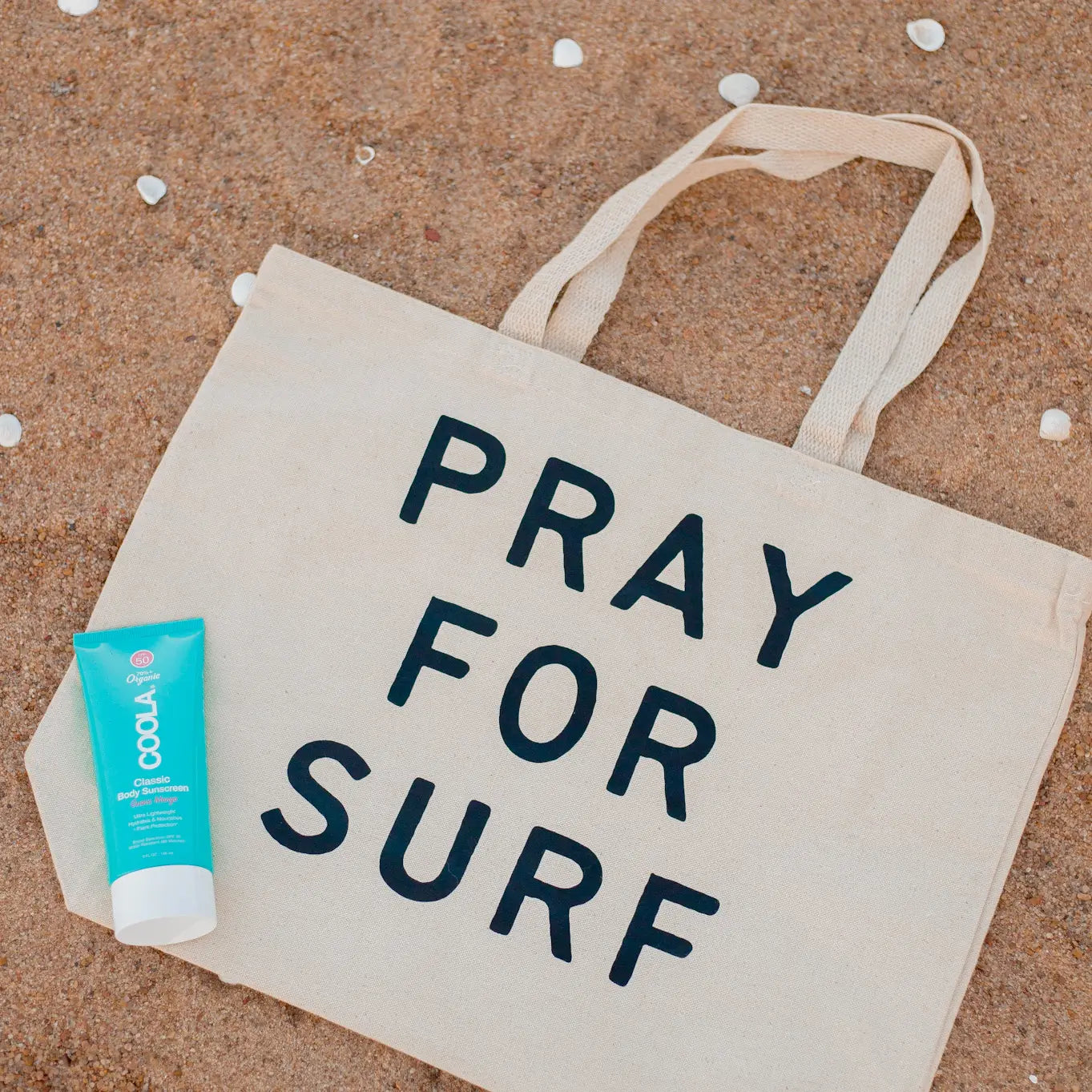 Pray For Surf Beach Bag
