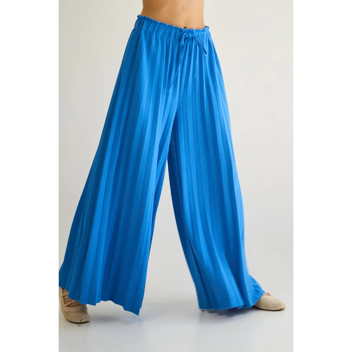 Pleated Wide Leg Pants