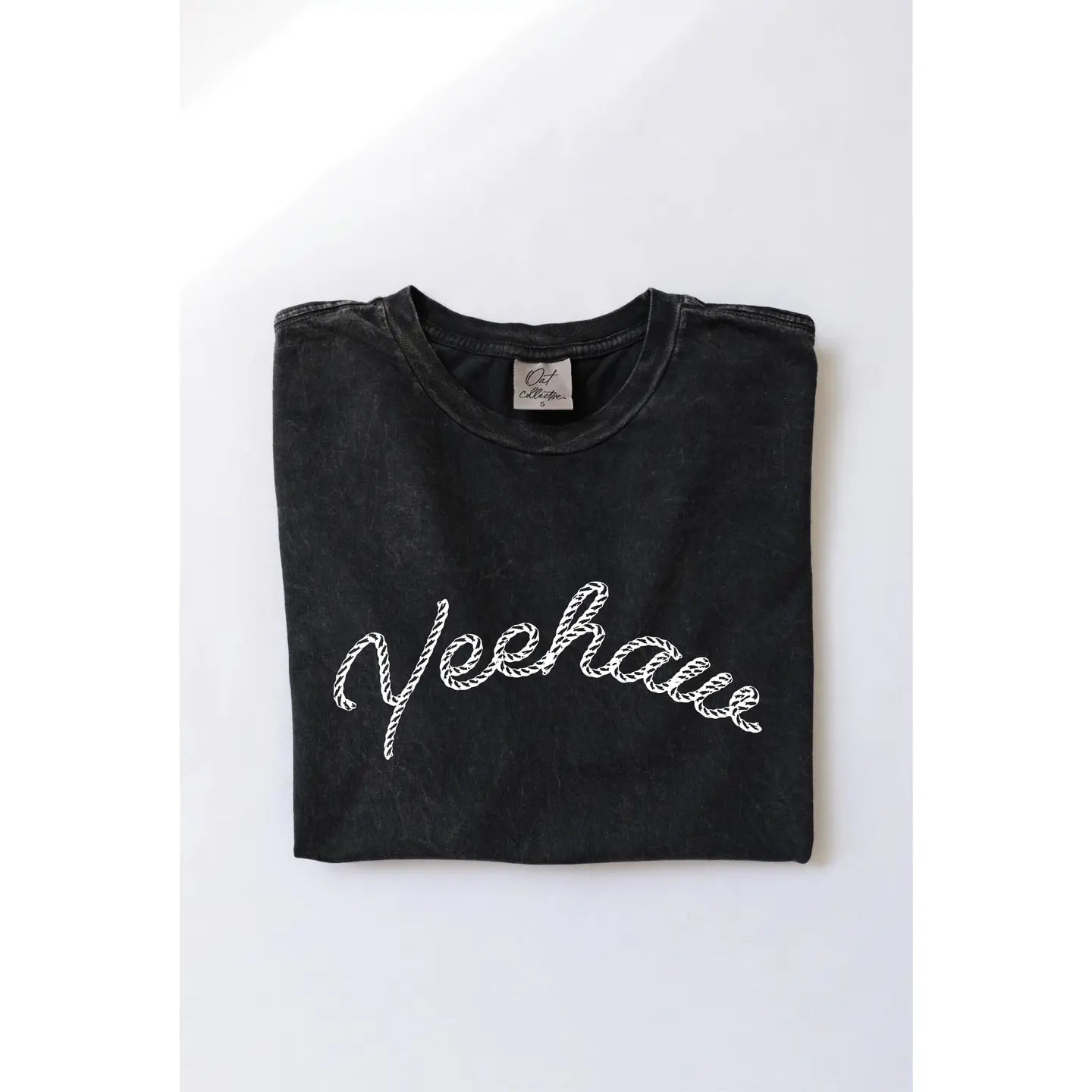 Yeehaw Mineral Washed Graphic Top