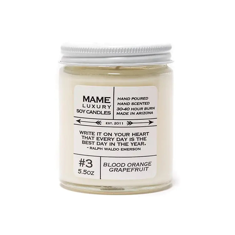 #3 - Blood Orange, Grapefruit Candle