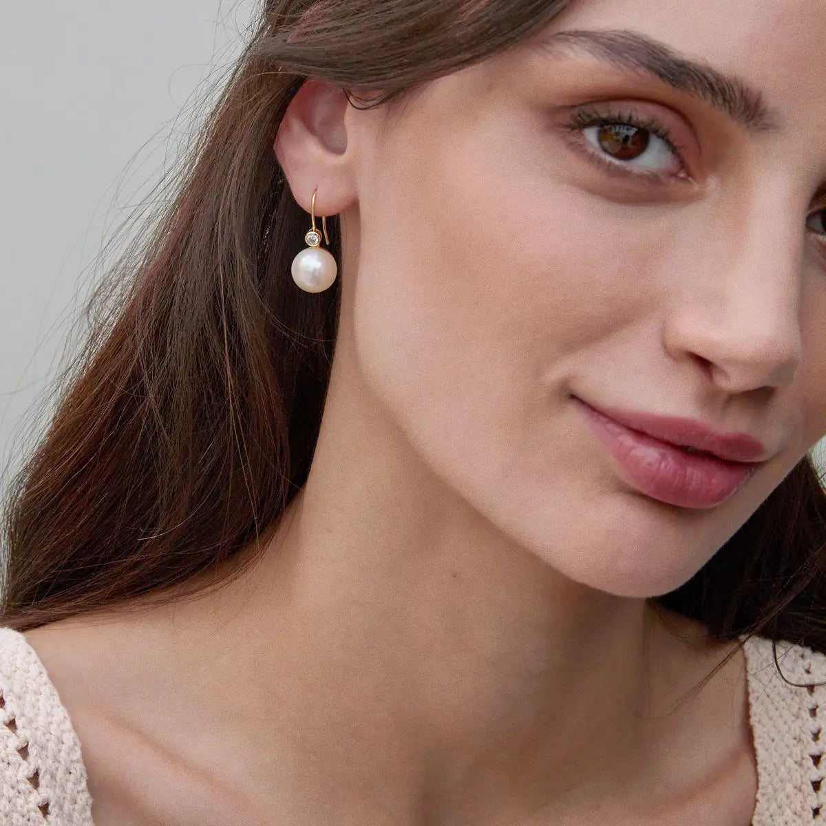 By My Side Pearl Drop Earrings - Bryan Anthonys