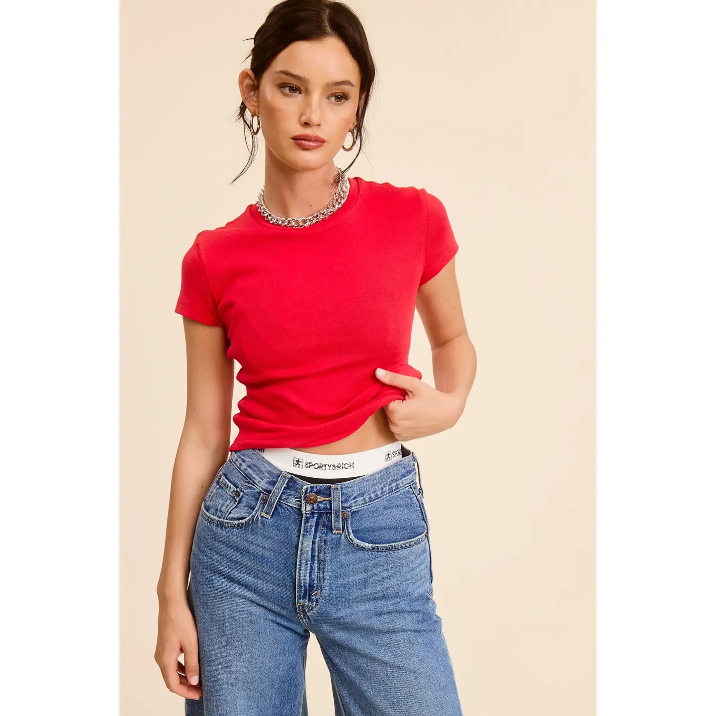 Red Baby Tee