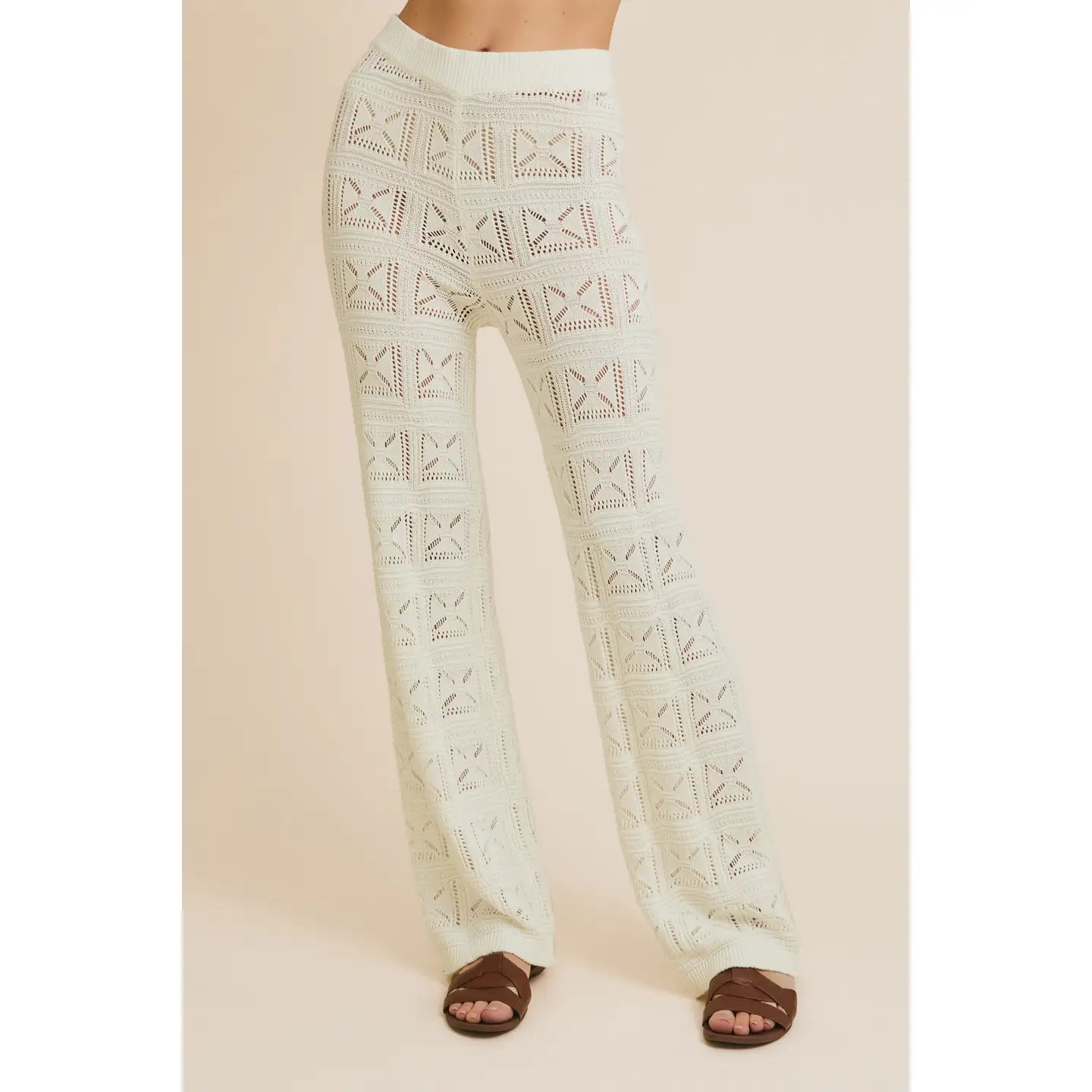 Open Knit Pants