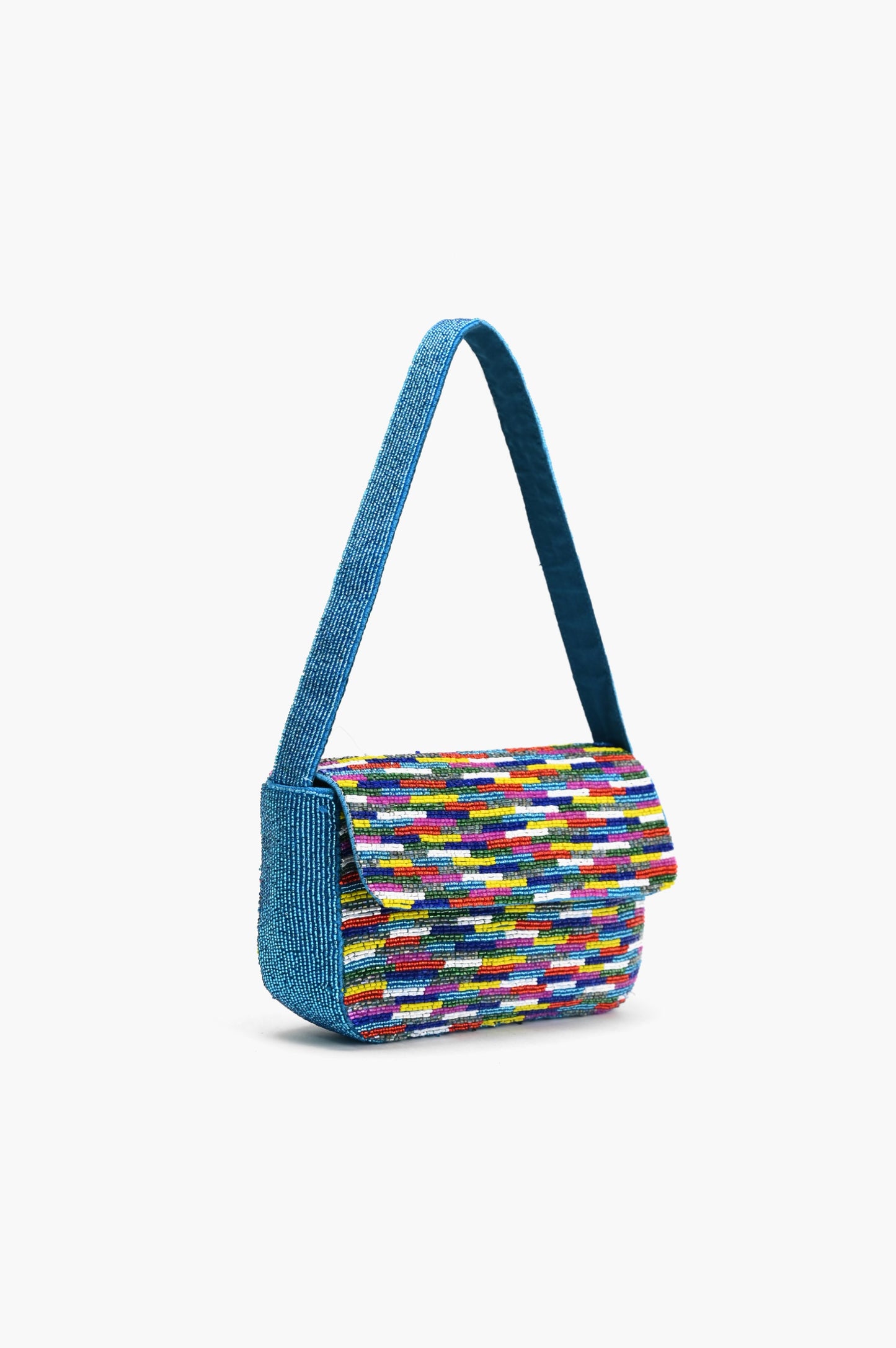 Cabana Nights Beaded Shoulder Bag