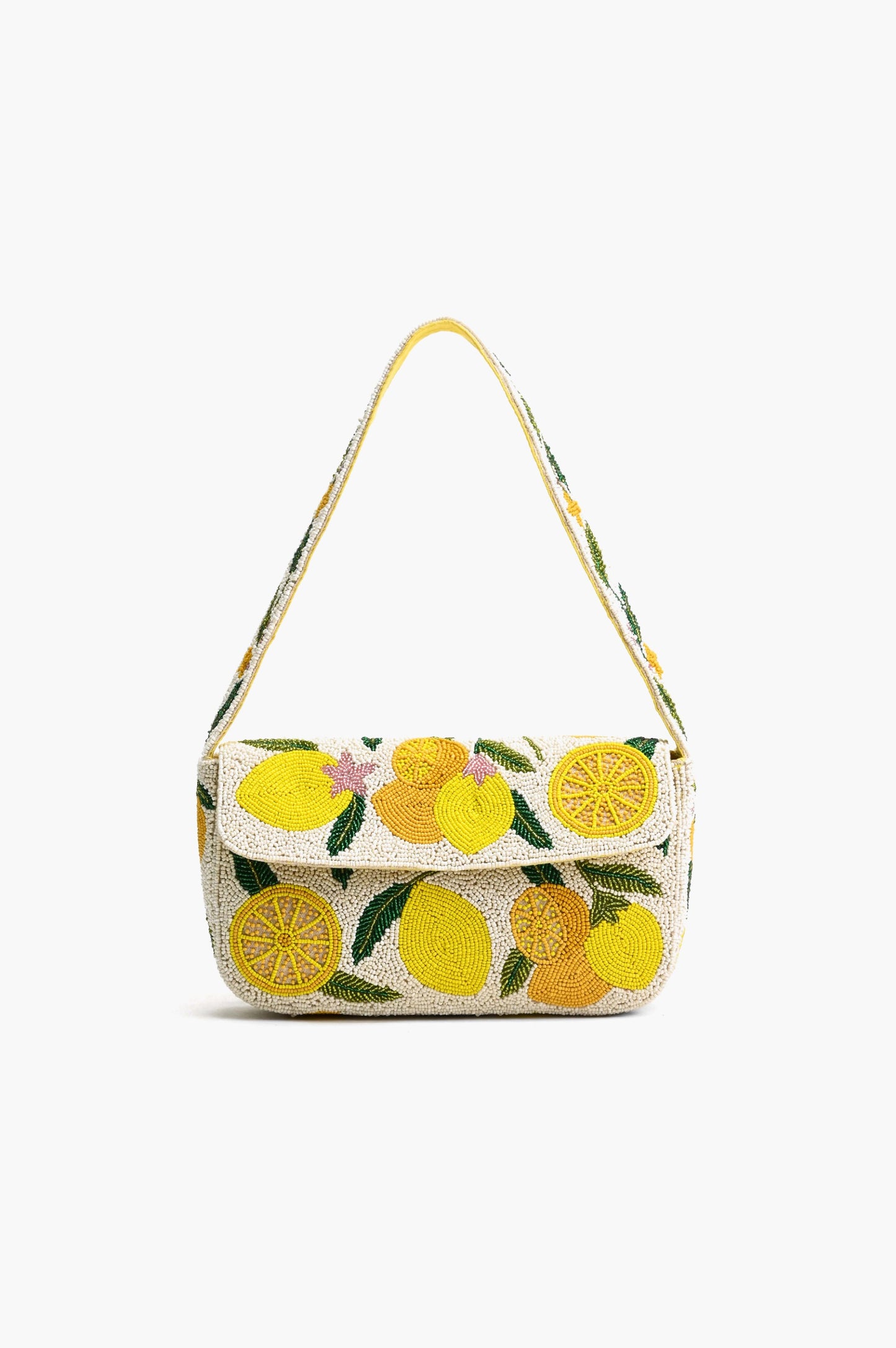 Lemonade Beaded Shoulder Bag
