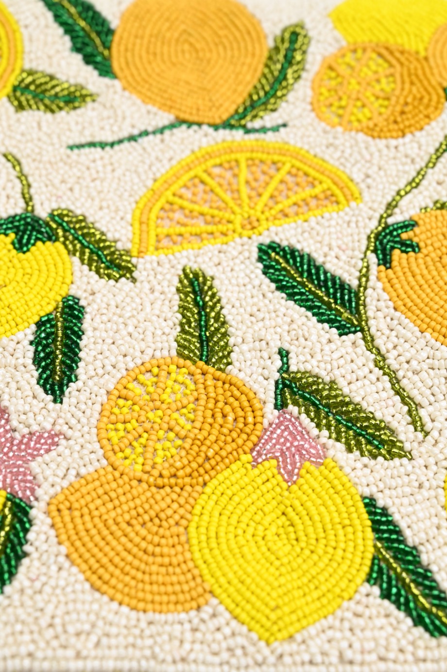 Lemonade Beaded Shoulder Bag