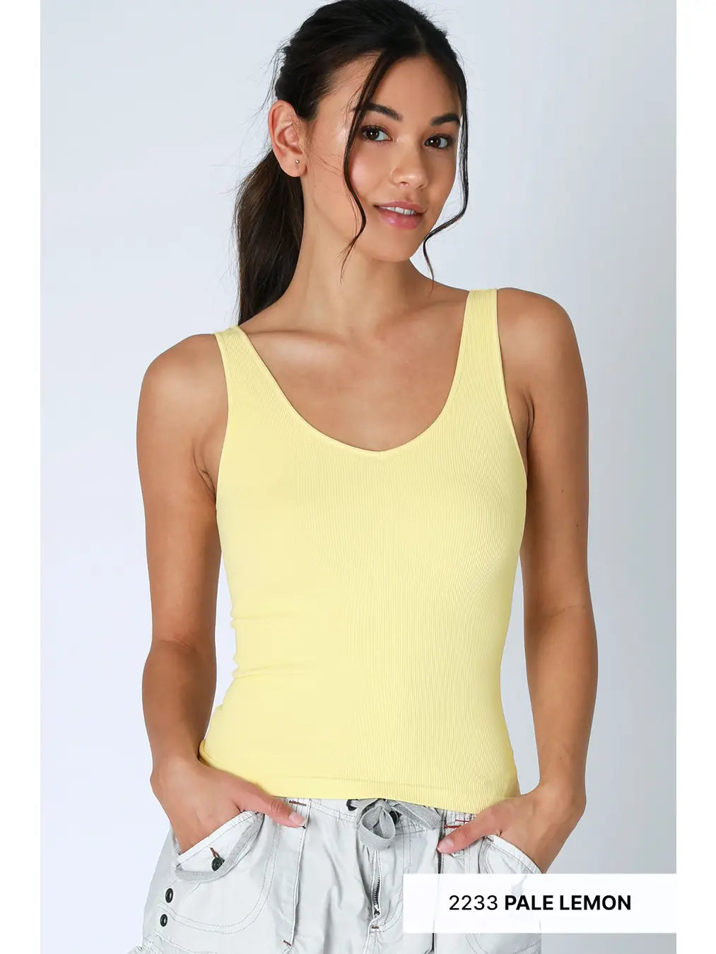 Ribbed Reversible Tank Top