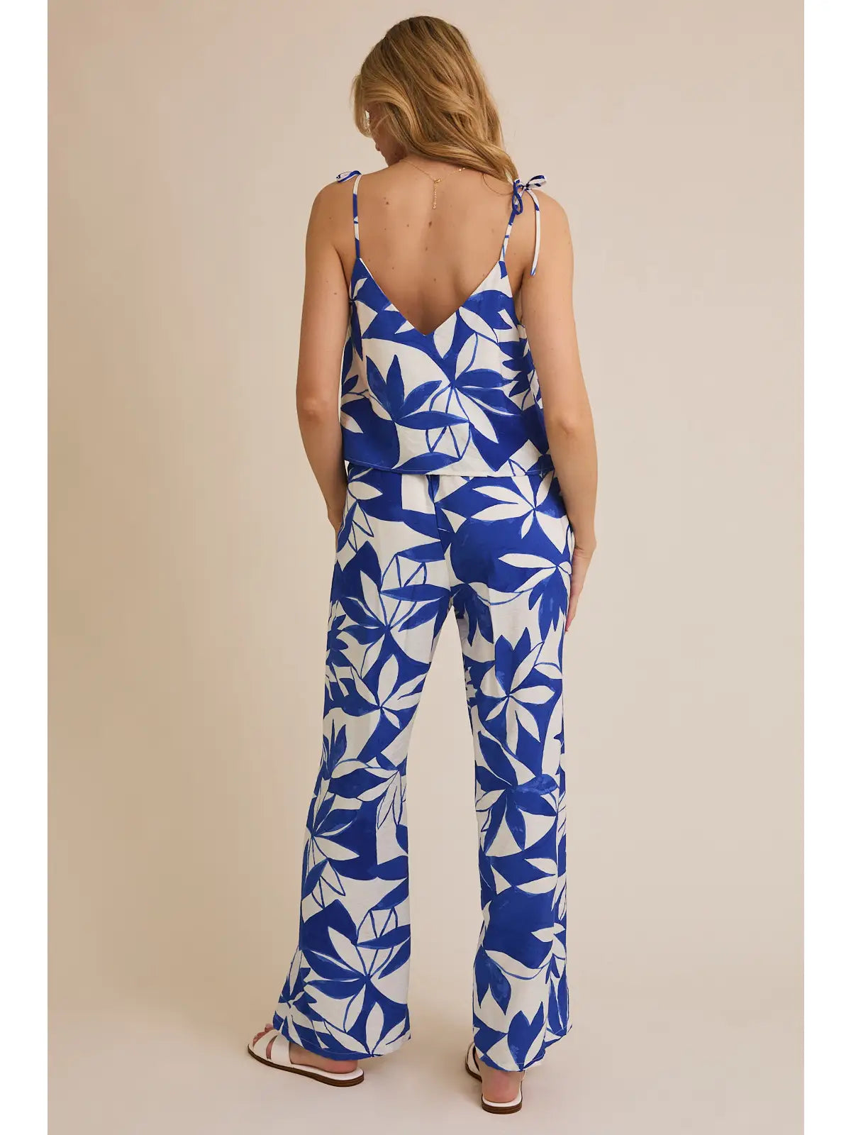 Leaf Print Tank Top