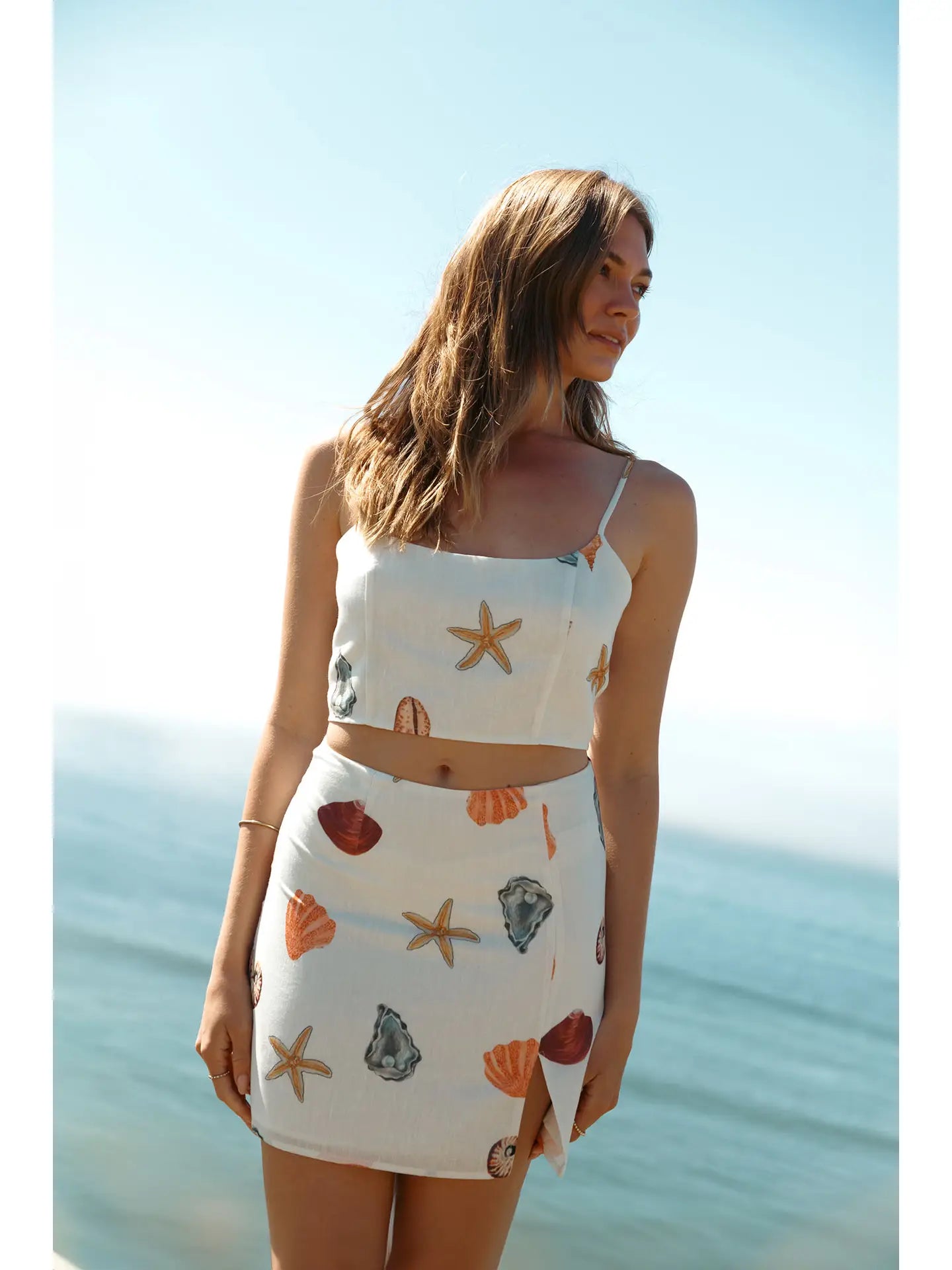 Seashell Crop Top