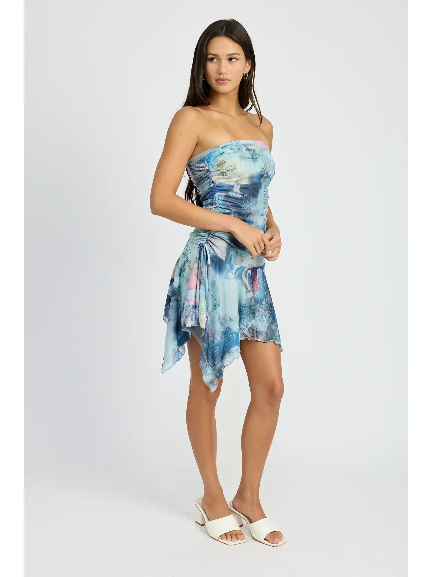 Tie Dye Sharkbite Tube Dress