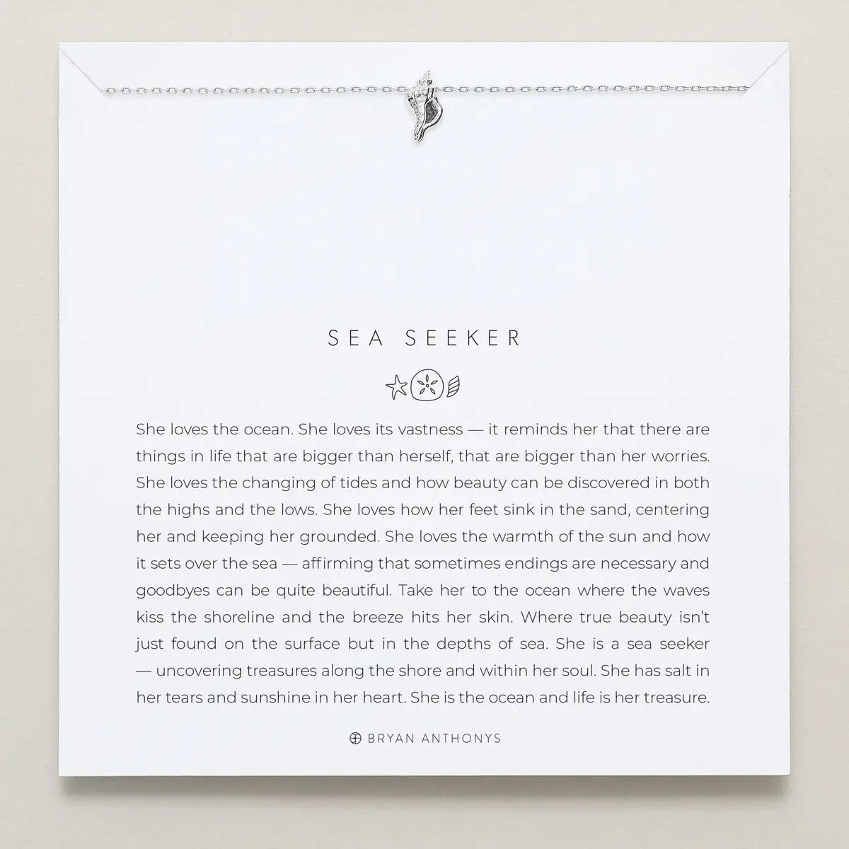 Sea Seeker Icon Necklace - Bryan Anthonys