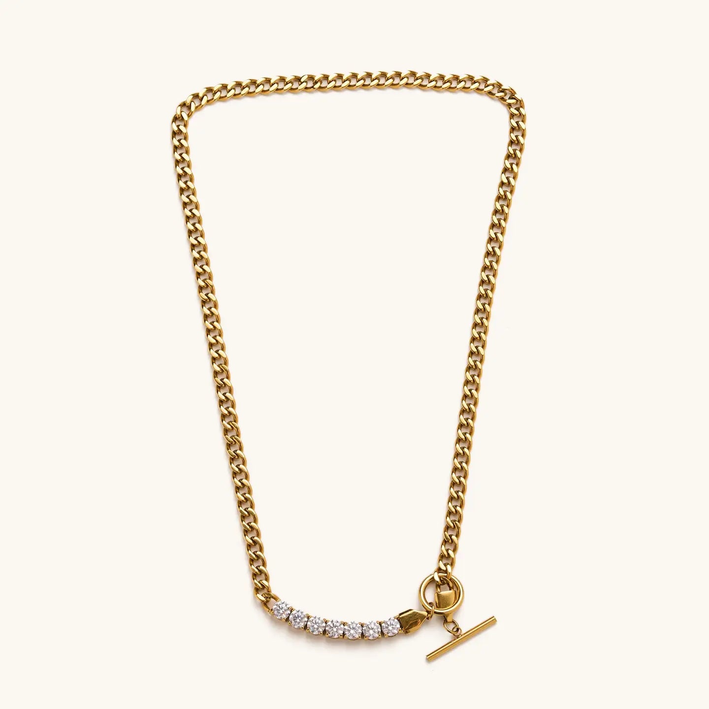 Tay Front Clasp Necklace