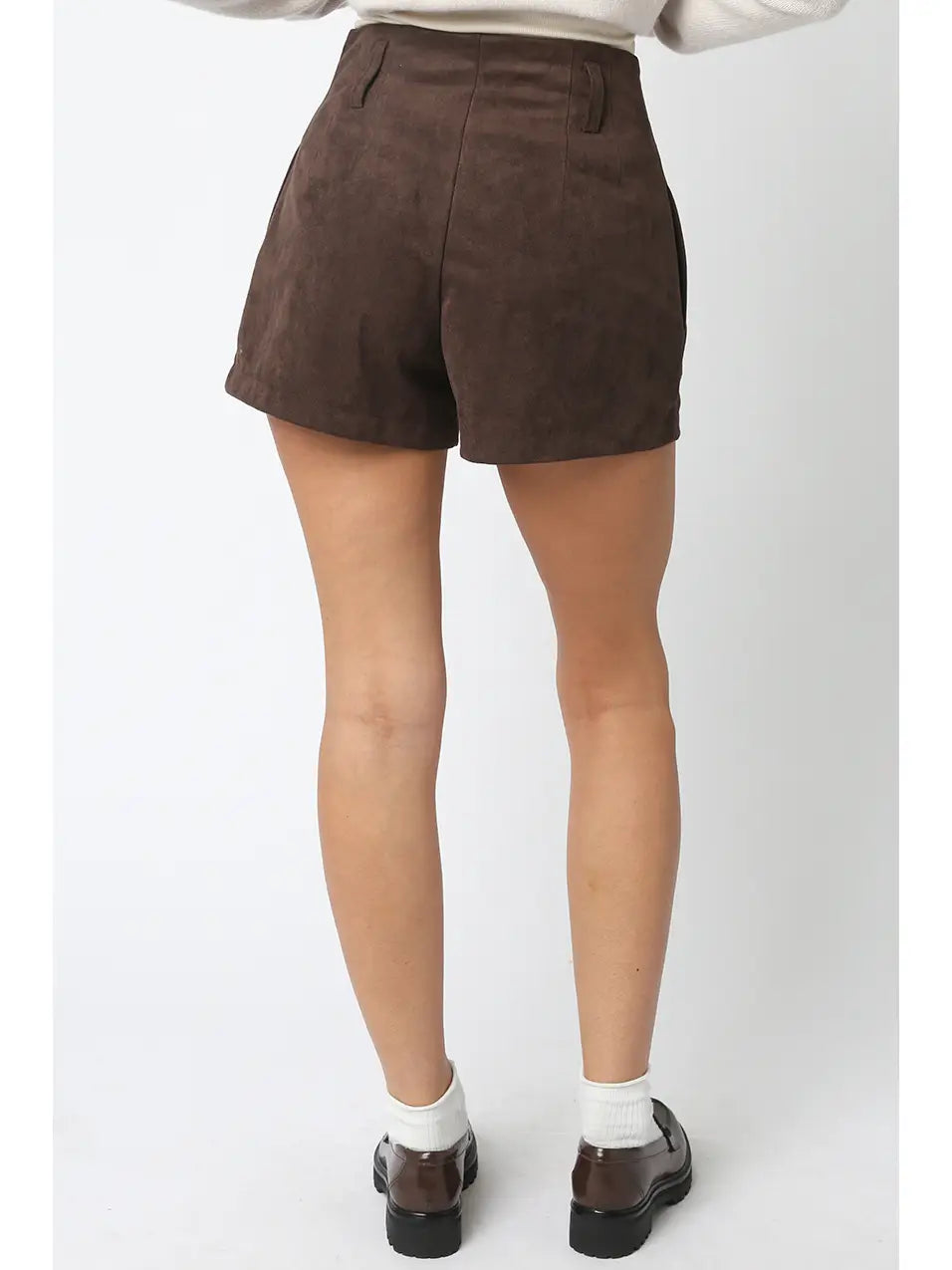 Tanya Suede Shorts