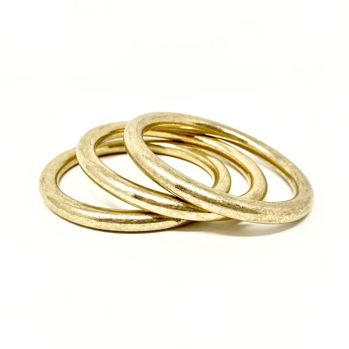 Brushed Gold Bangle (Each)