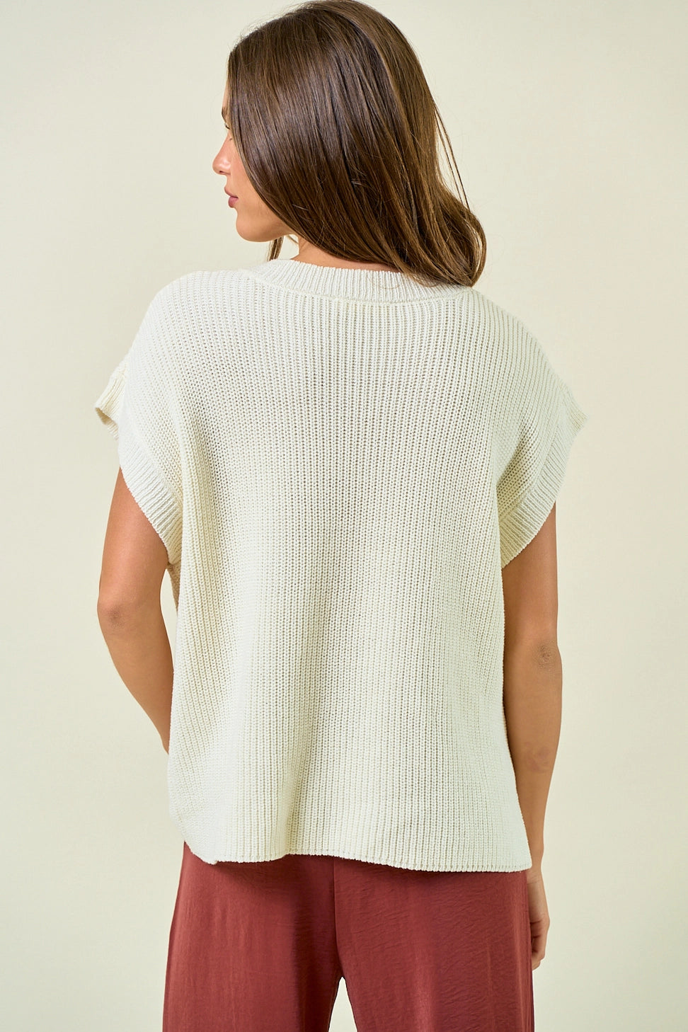 Horseshoe Ribbed Sweater