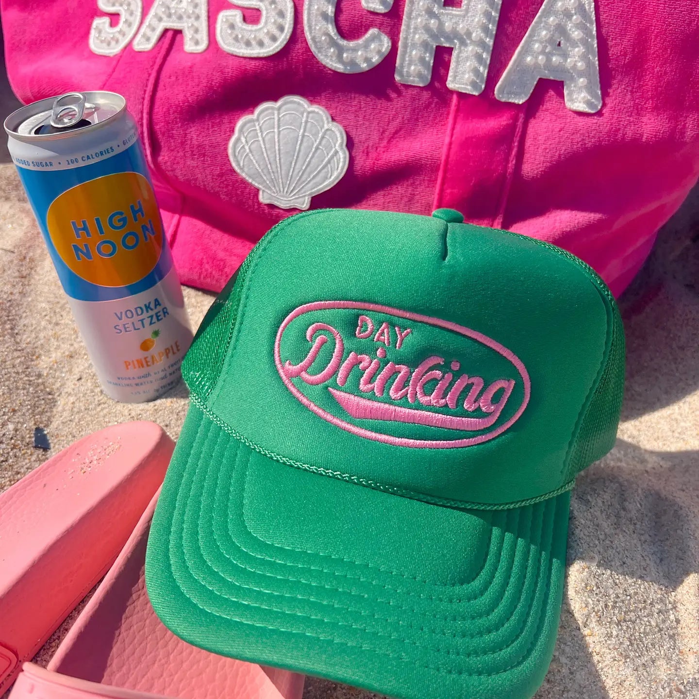 Day Drinking - Green Foam Trucker Hat