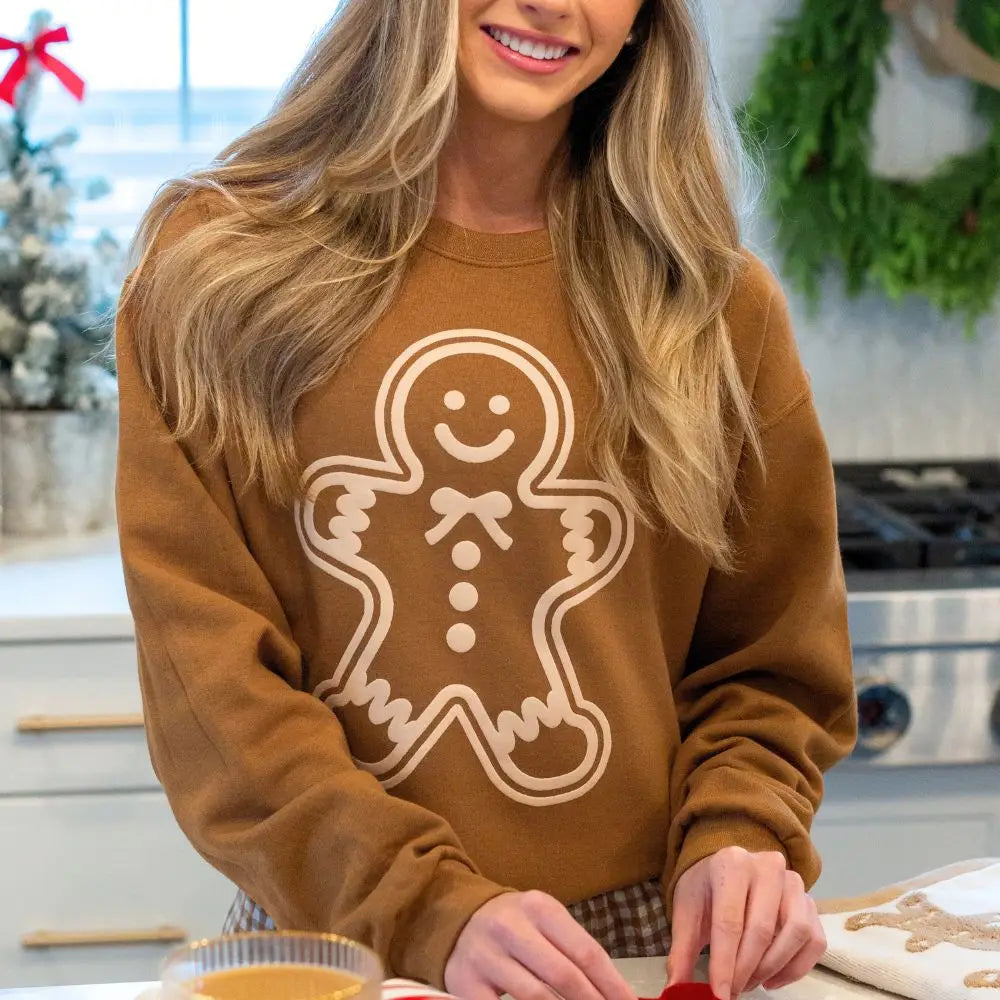 Puff ‘Sweet Like Gingerbread’ Crewneck Sweatshirt