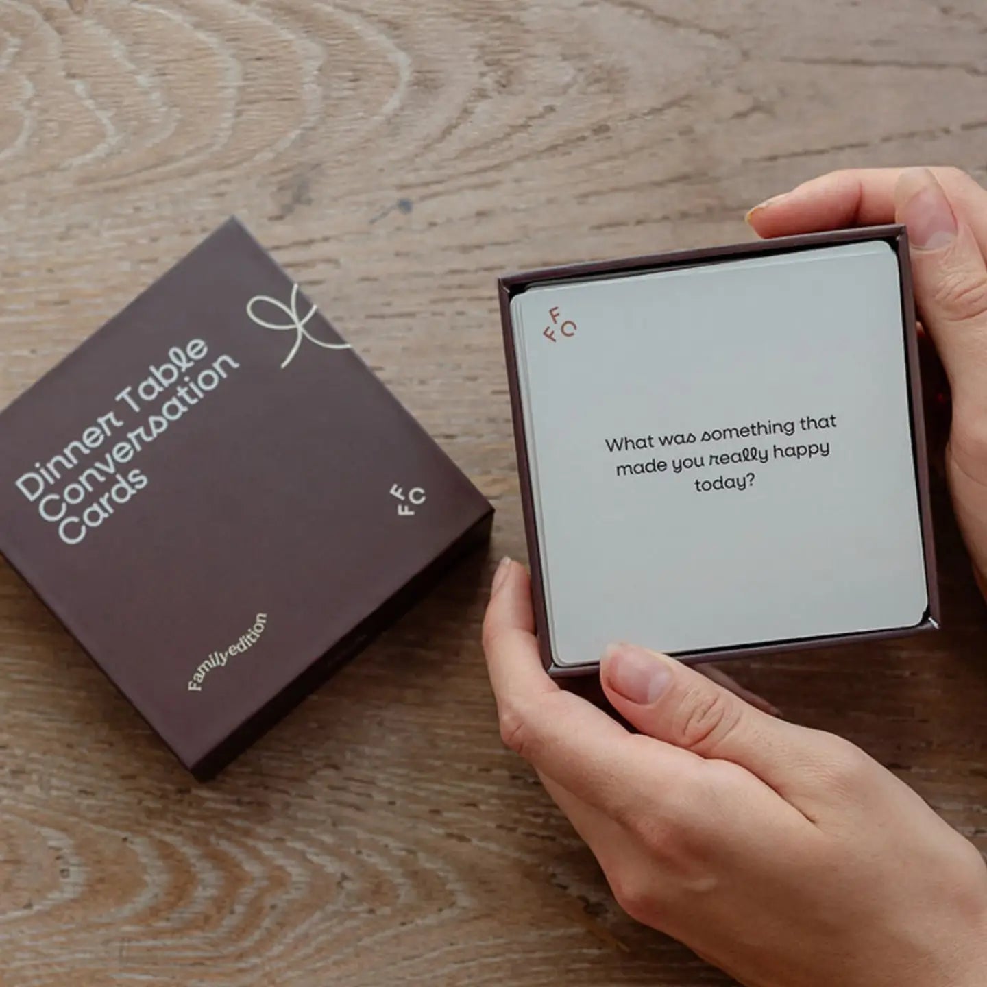 Dinner Table Conversation Cards: Family Edition