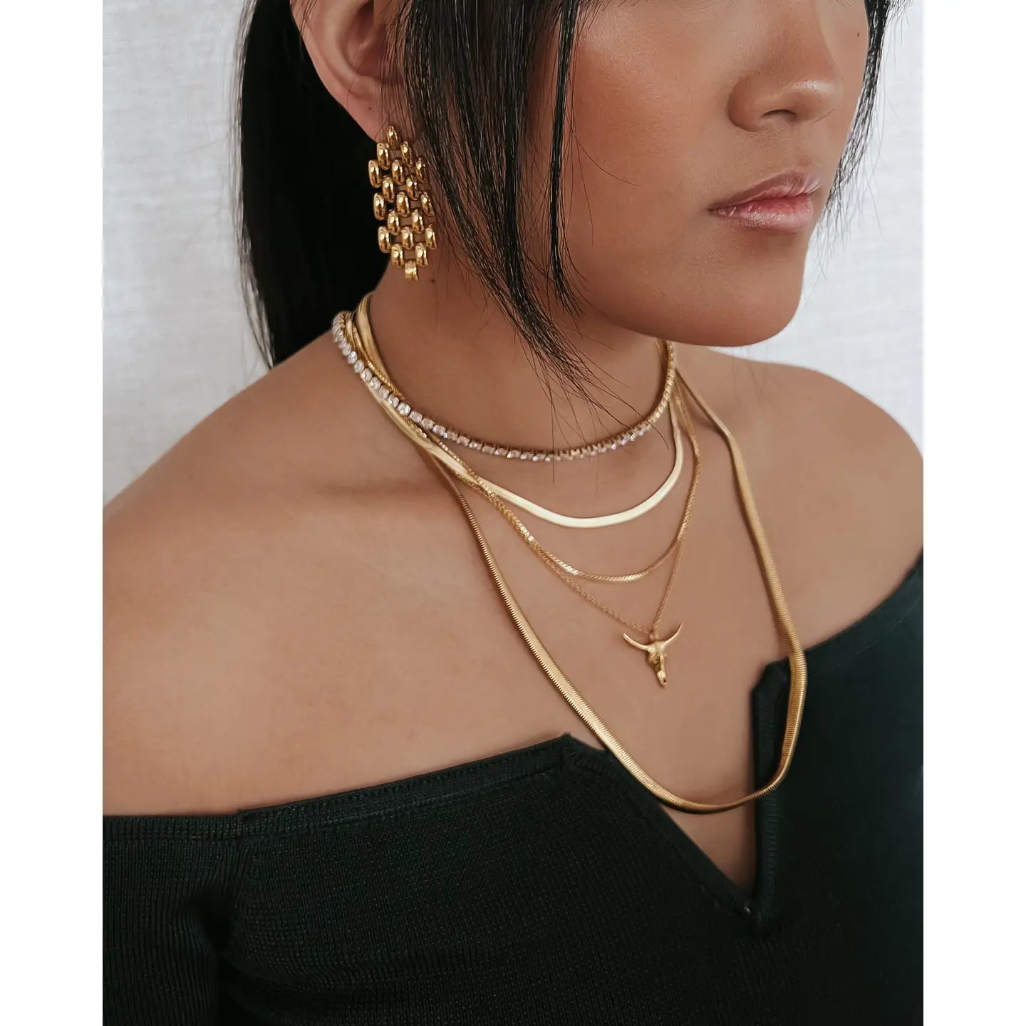 Leslie Bull Necklace