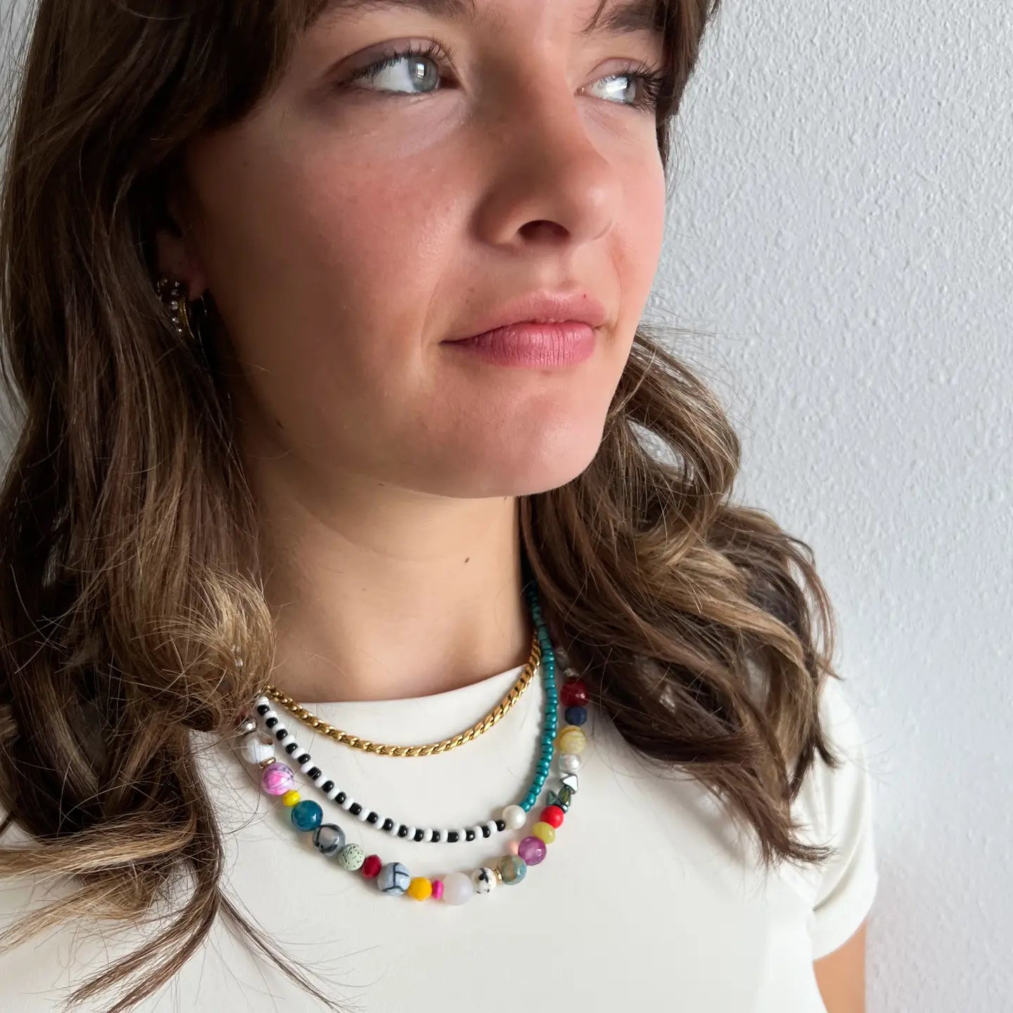 Margo Gold Rope Chain Necklace