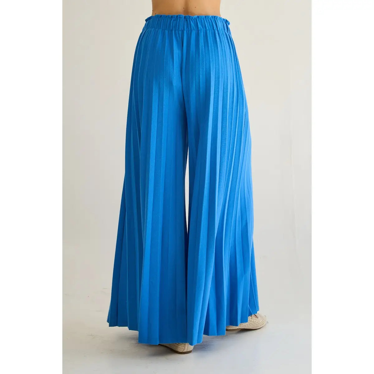 Pleated Wide Leg Pants