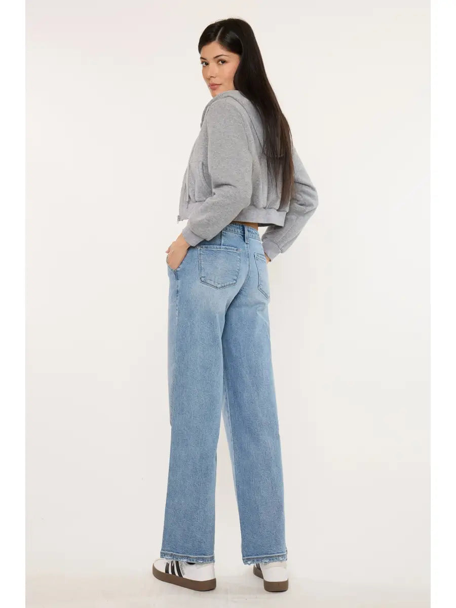 Mid Rise Wide Leg TROUSER