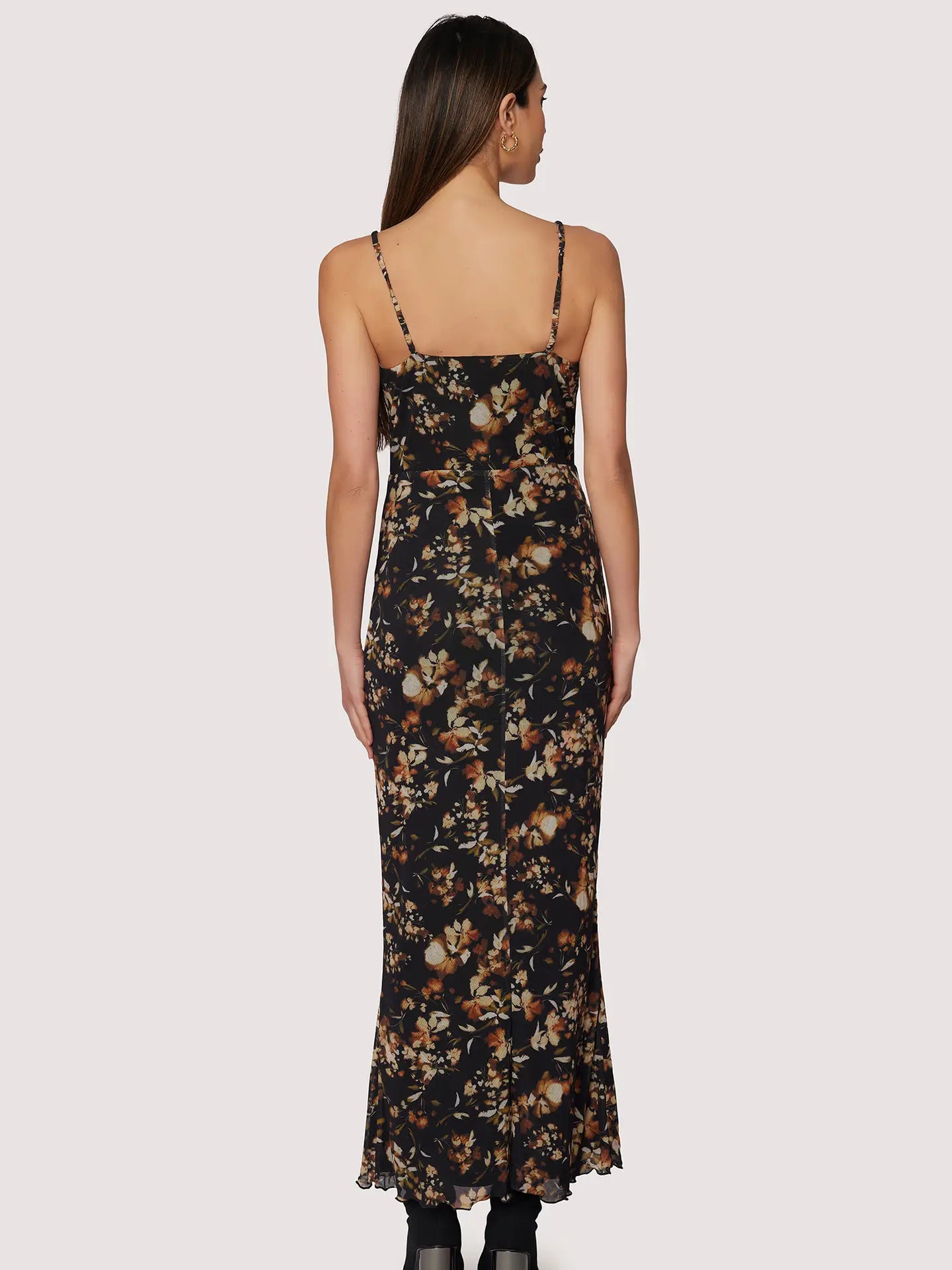 Moonlit Meadow Maxi Dress - Power Mesh