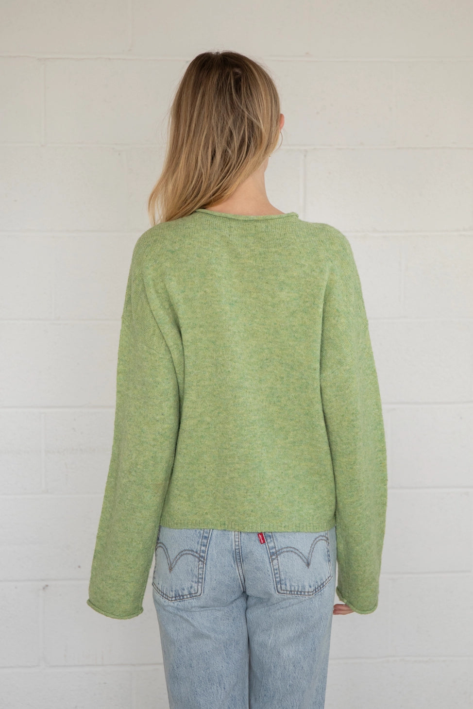 Matcha Piper Henley Pullover