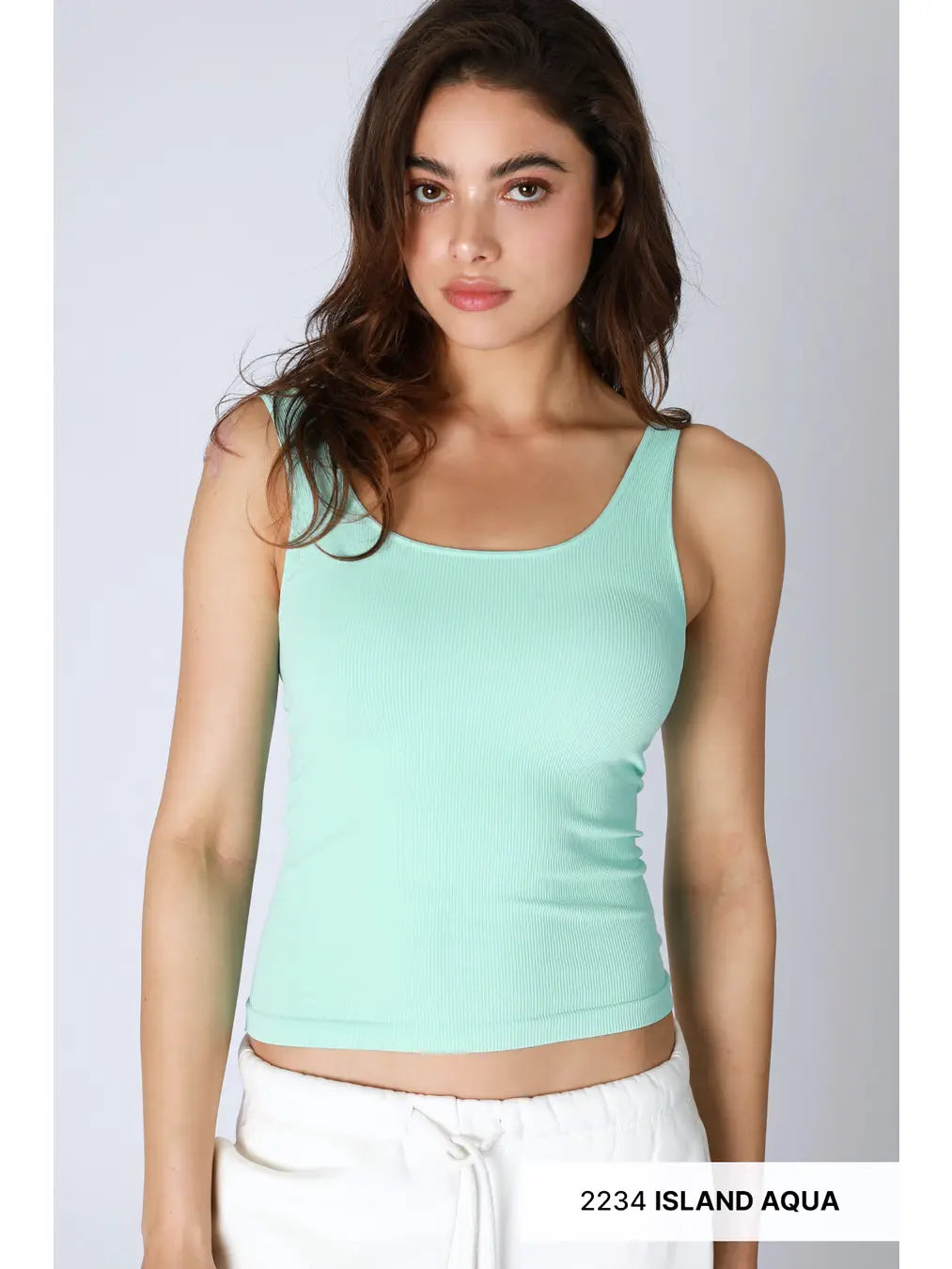 Ribbed Reversible Tank Top