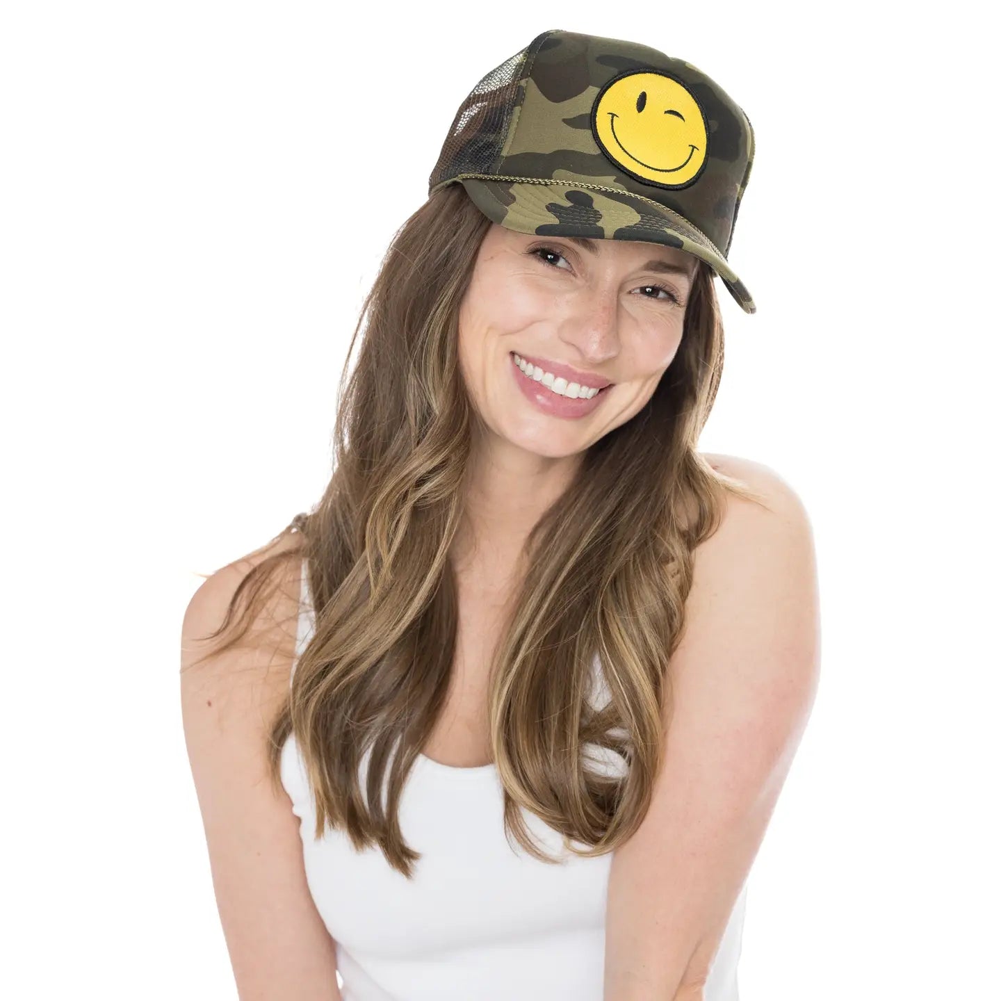 Winky Trucker Hat in Camo