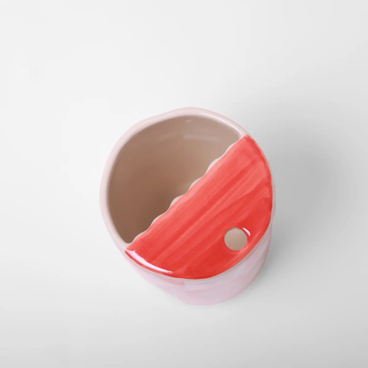 Cherry Ceramic Travel Coffee Tumbler