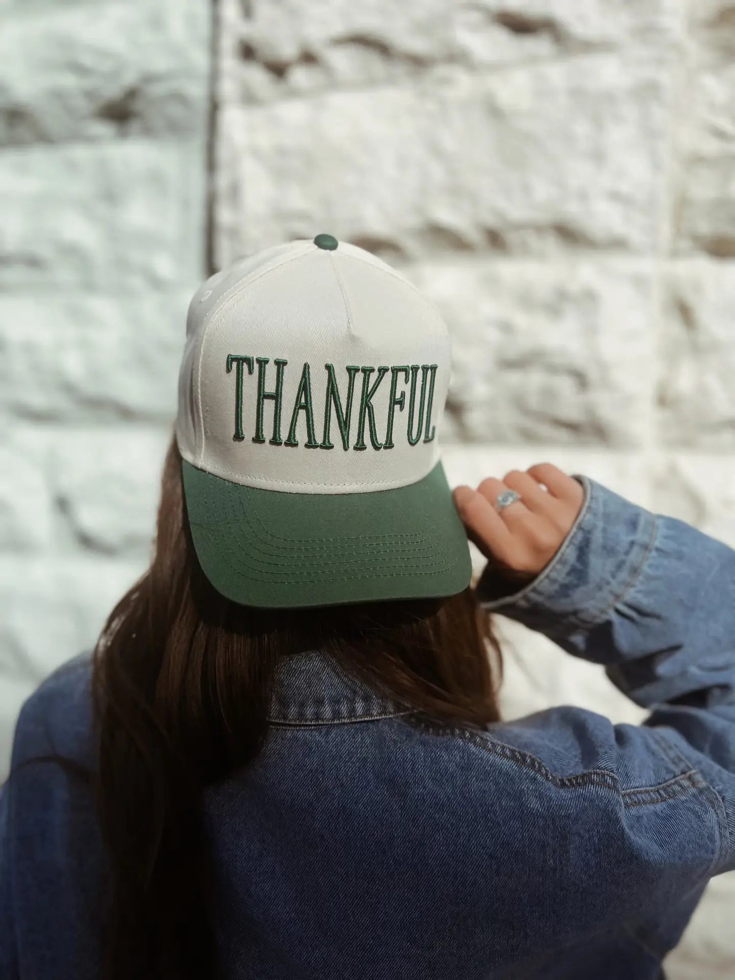 Thankful 3D Embroidered Hat