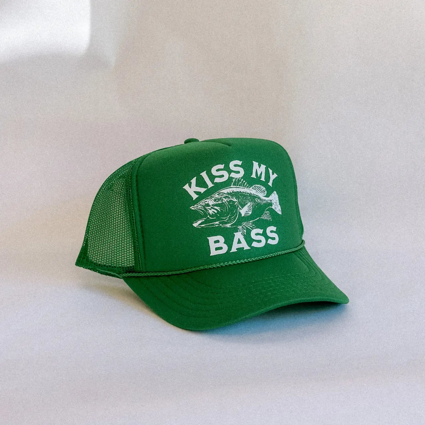 Kiss My Bass Trucker Hat