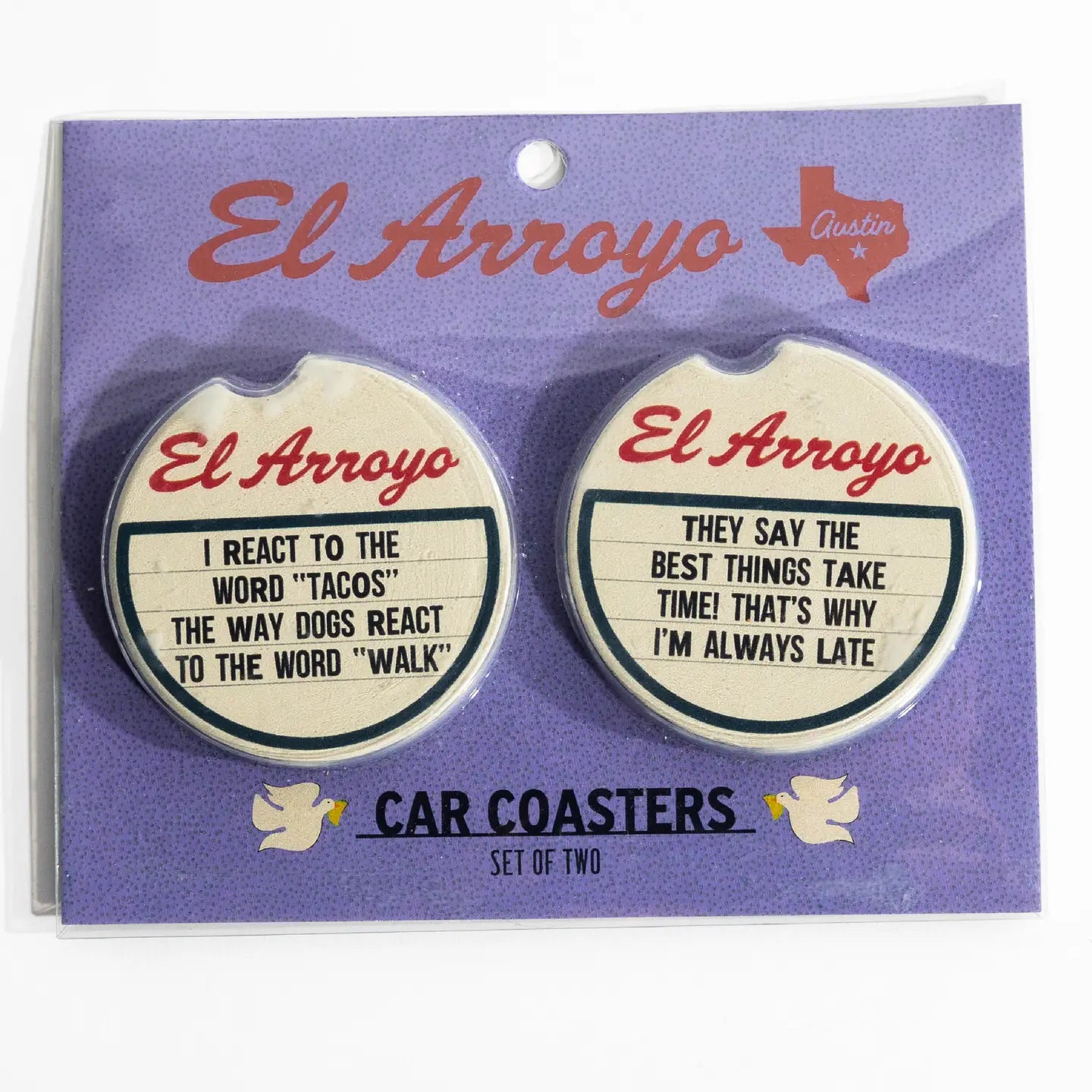 Car Coaster Set - Always Late