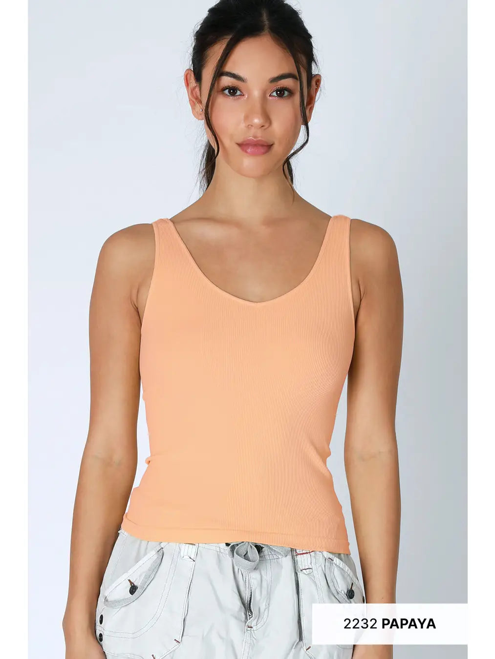 Ribbed Reversible Tank Top