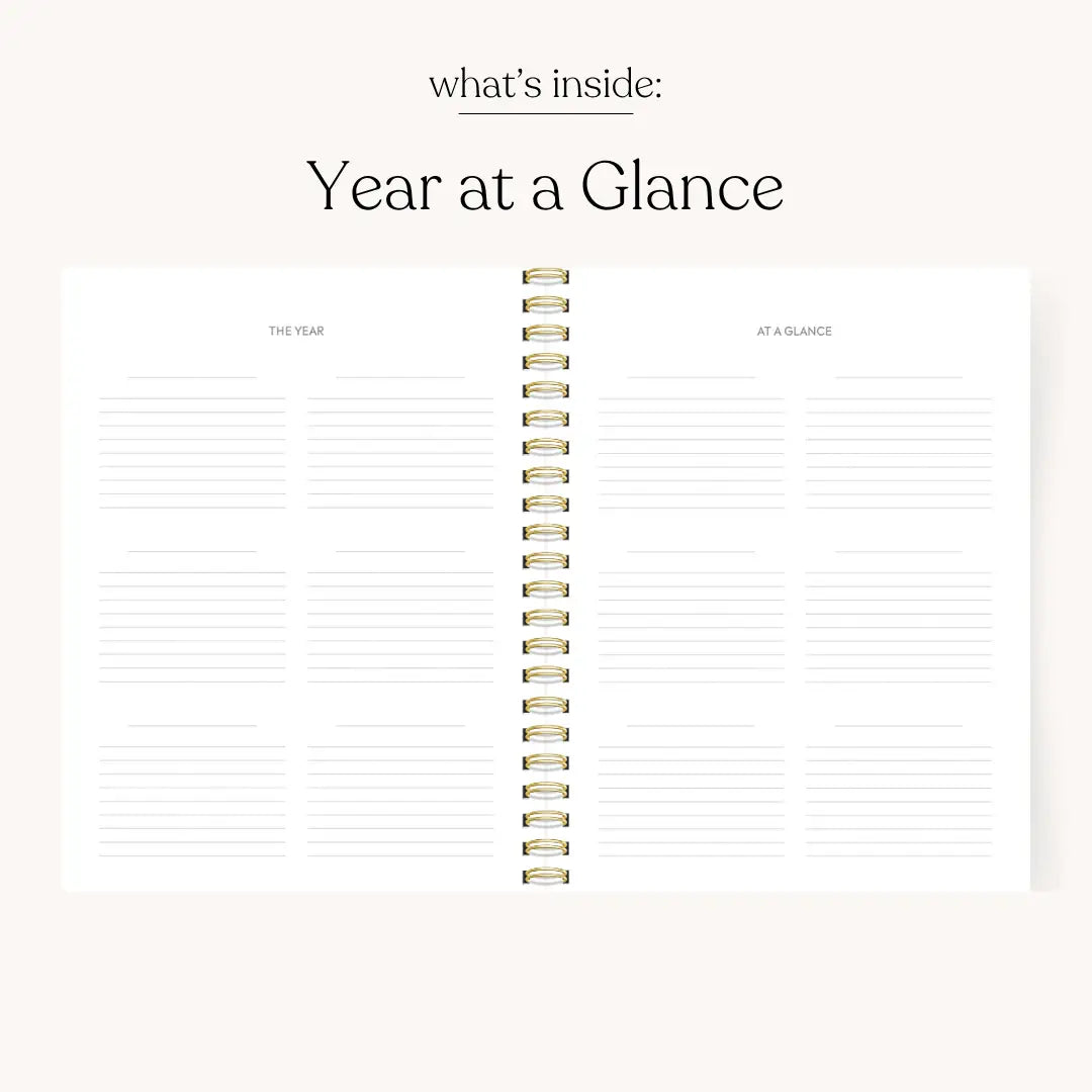 Coastal Patchwork Undated Planner