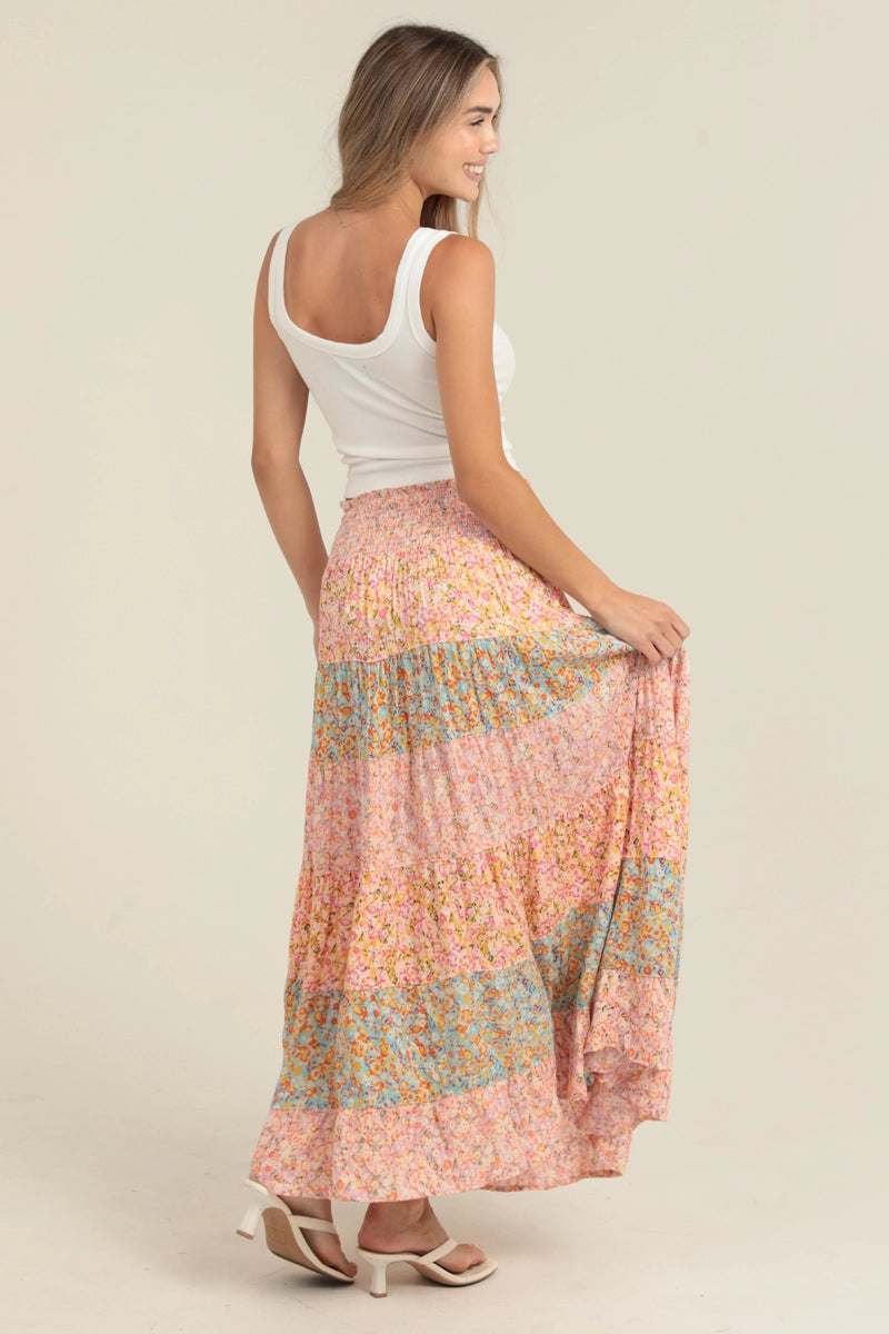 Bahama Mama Tiered Maxi Skirt