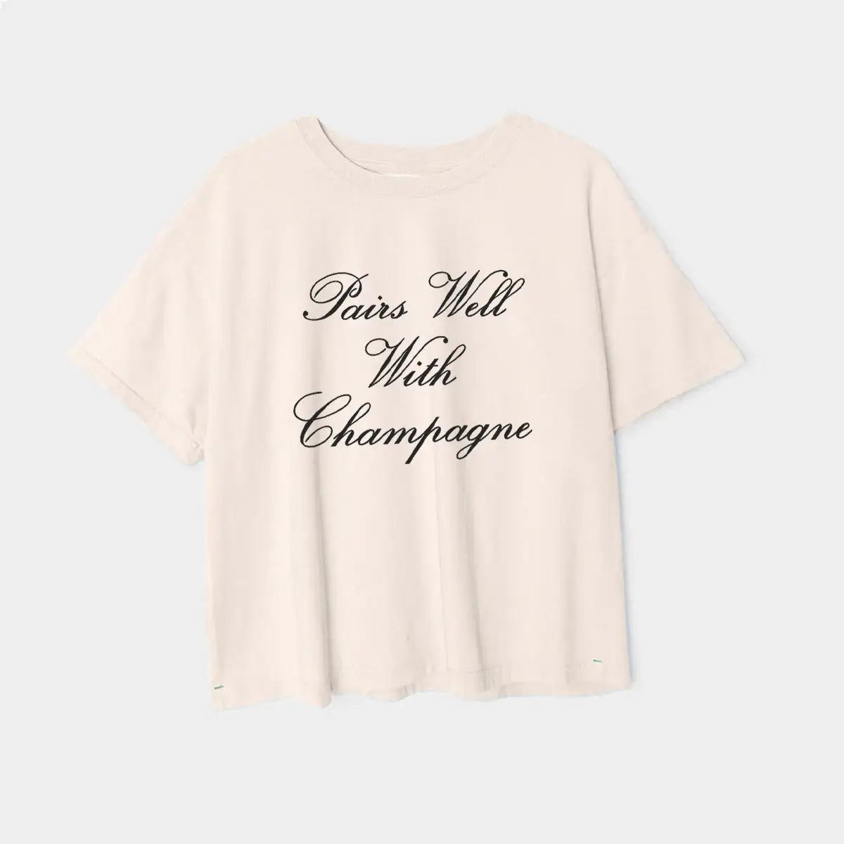Pairs Well with Champagne® Garment Dye Crop Tee