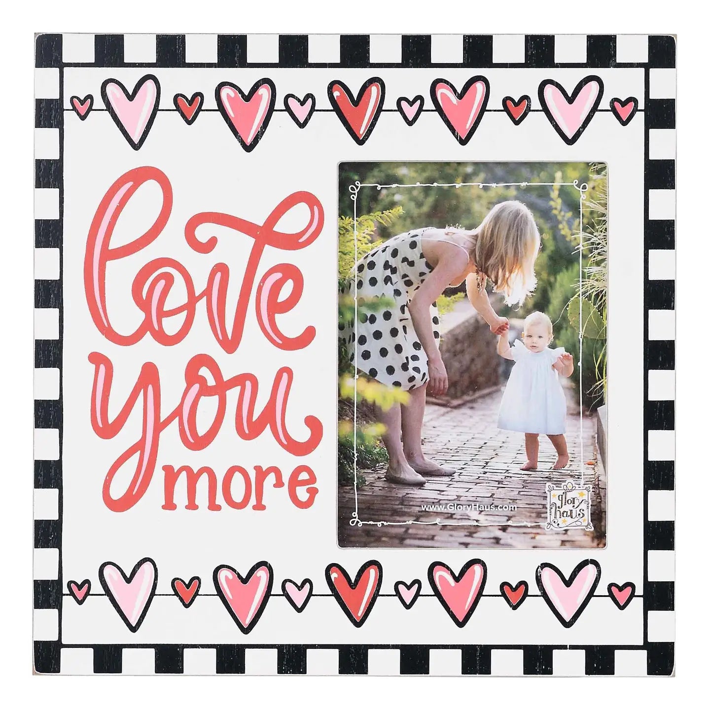 Love You More Heart Frame - Valentine's