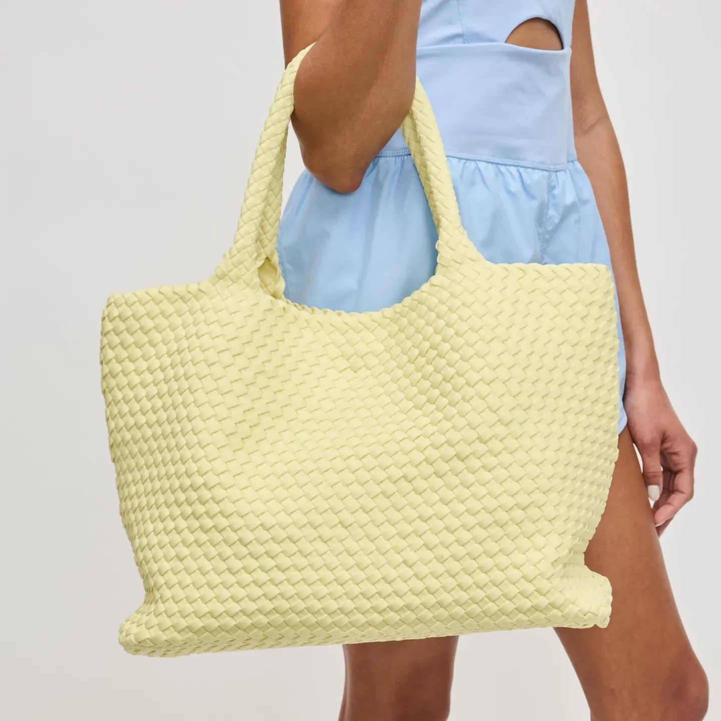 Sky's the Limit - Large Woven Neoprene Tote