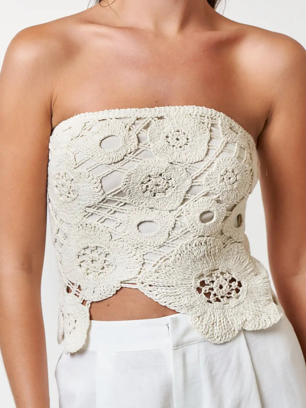 Crochet Flyaway Tube Top