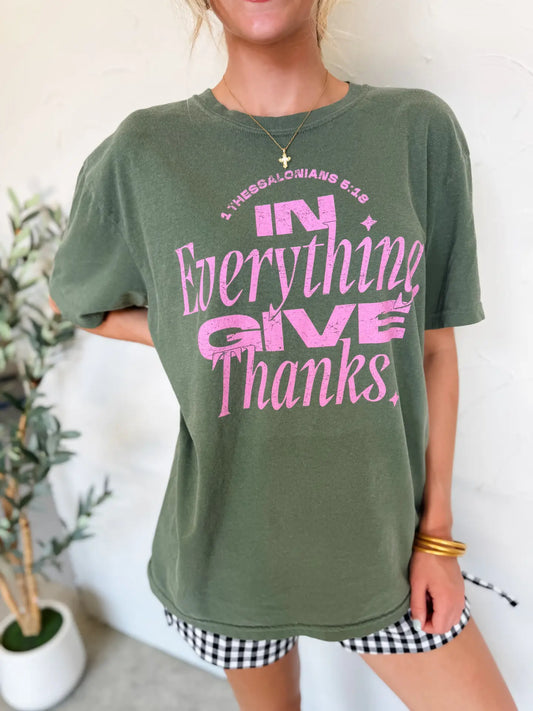 Give Thanks Graphic Tee