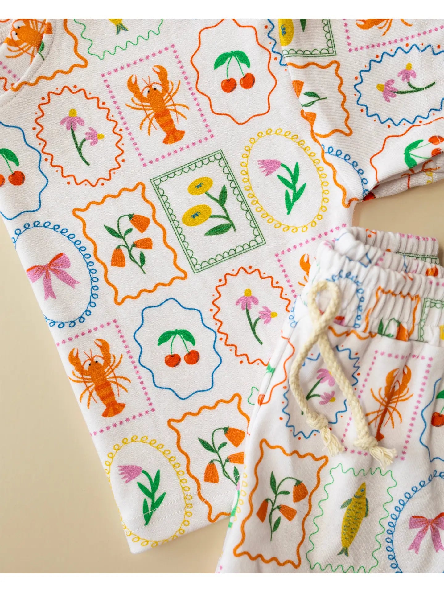 Baby & Kids' Cotton Shorts Set | Whimsy Summer