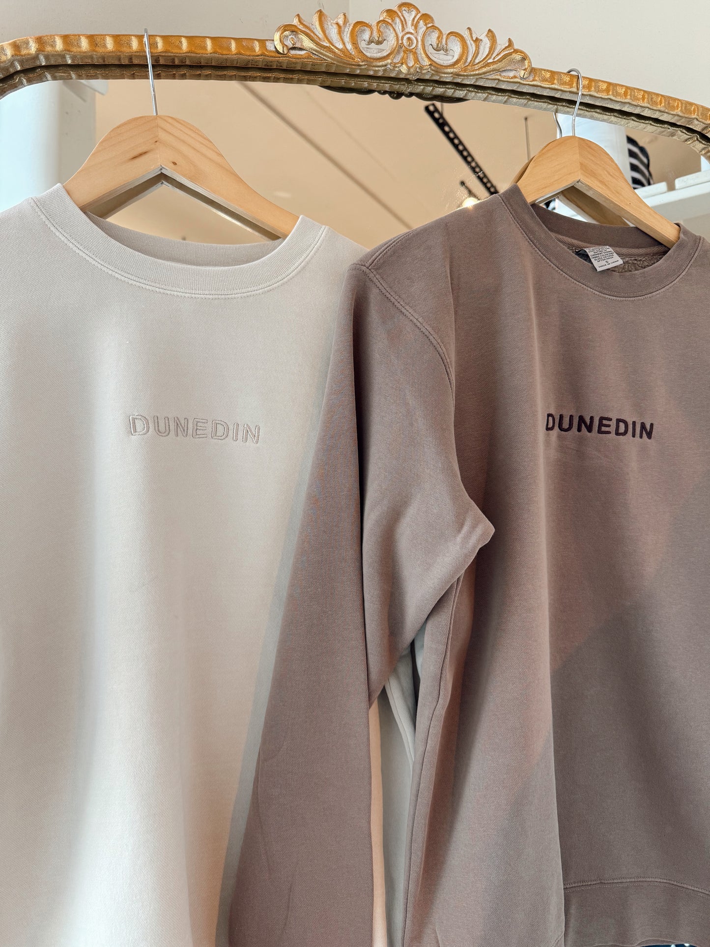 Dunedin Bone Embroidered Pullover