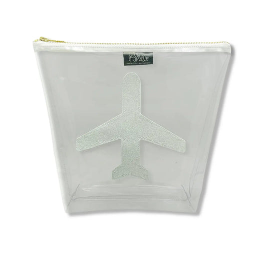 The Best Travel Bag Ever! Transparent Glitter Airplane Bag! - Waterproof