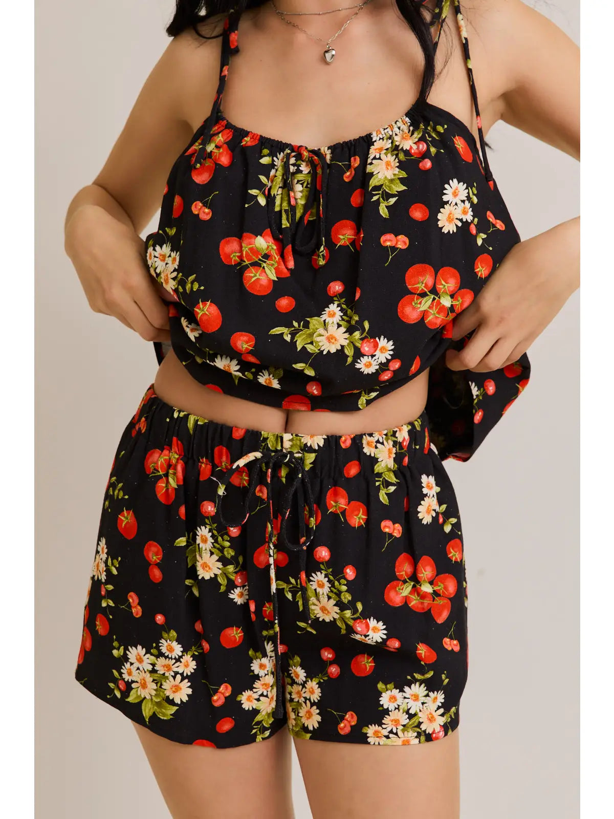 Fresh Picked Tomato Babydoll Top
