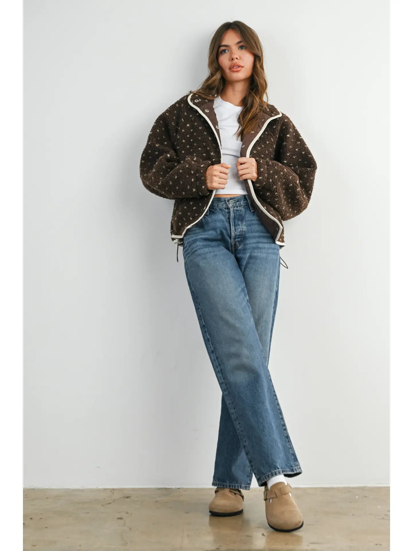 Spotted Fleece Jacket