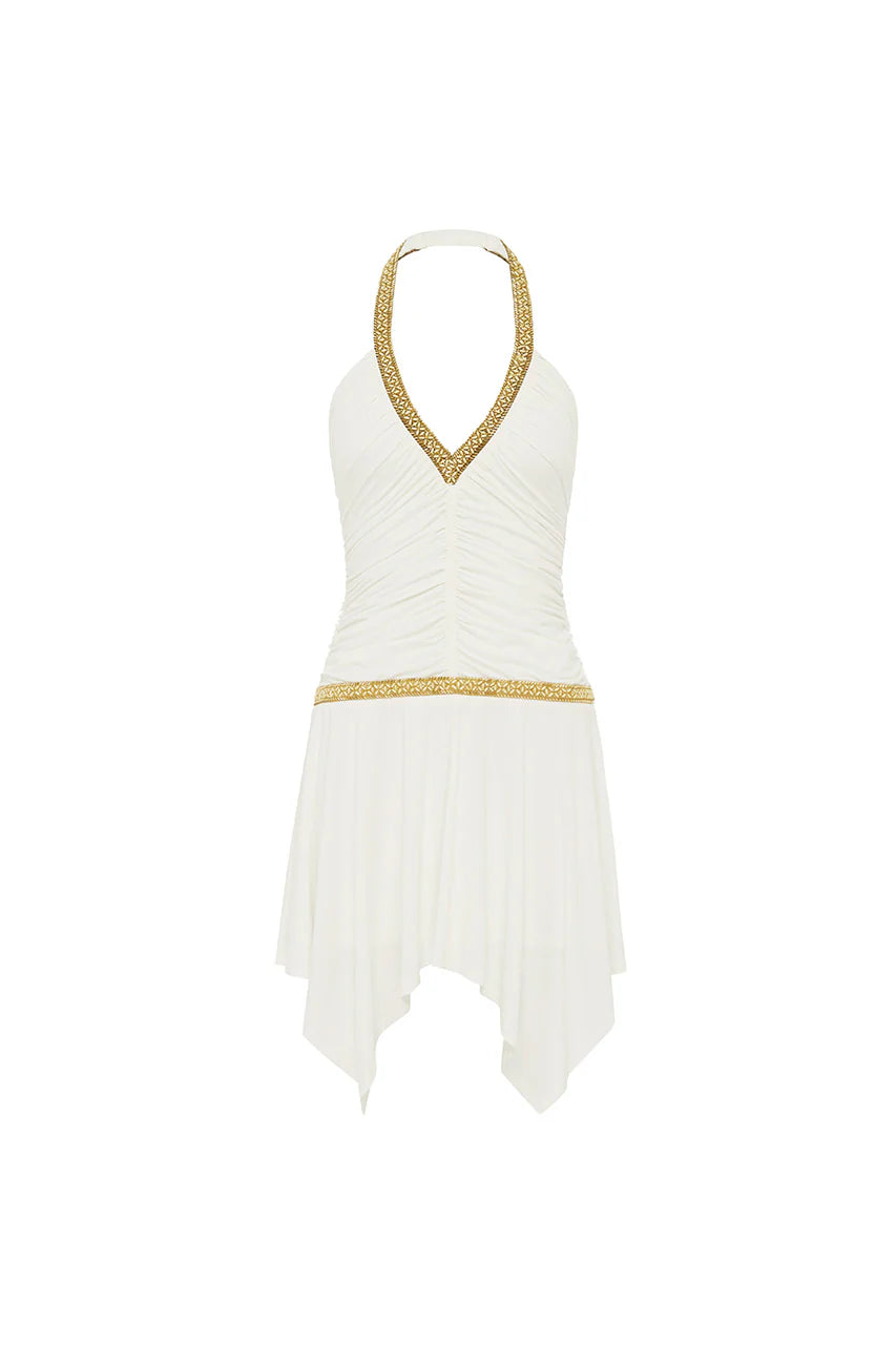 Shae Gold Detailed Mini Dress